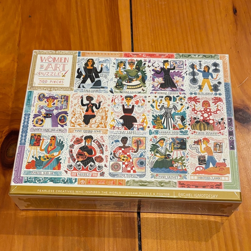 New! POTTER PUZZLES Women in Art Jigsaw 500 Pieces